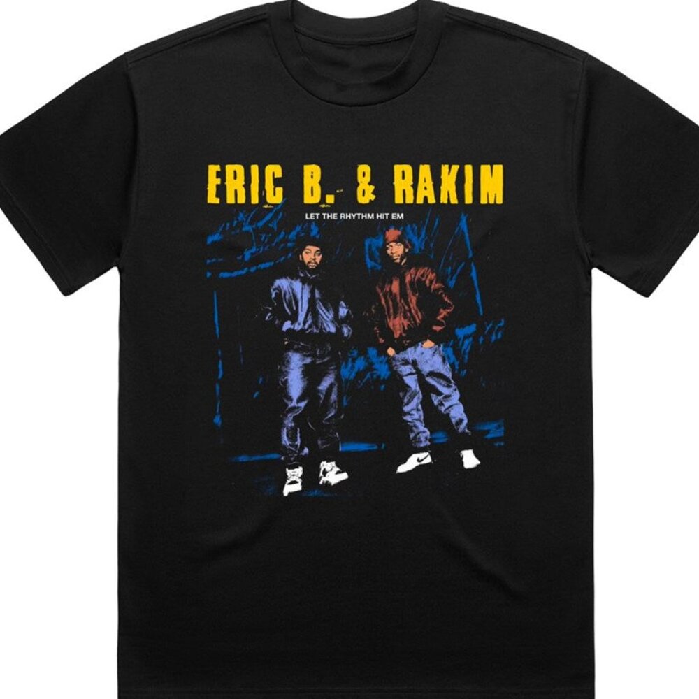 Eric B And Rakim Colourised Hip Hop Graphic Unisex T-Shirt  73
